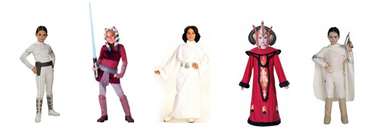 Rubies Star Wars costumes girls costumes